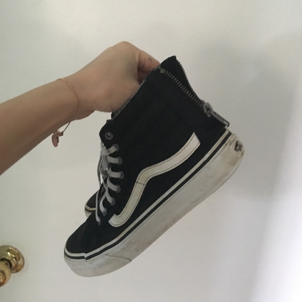 Black High Top Sk8 Vans